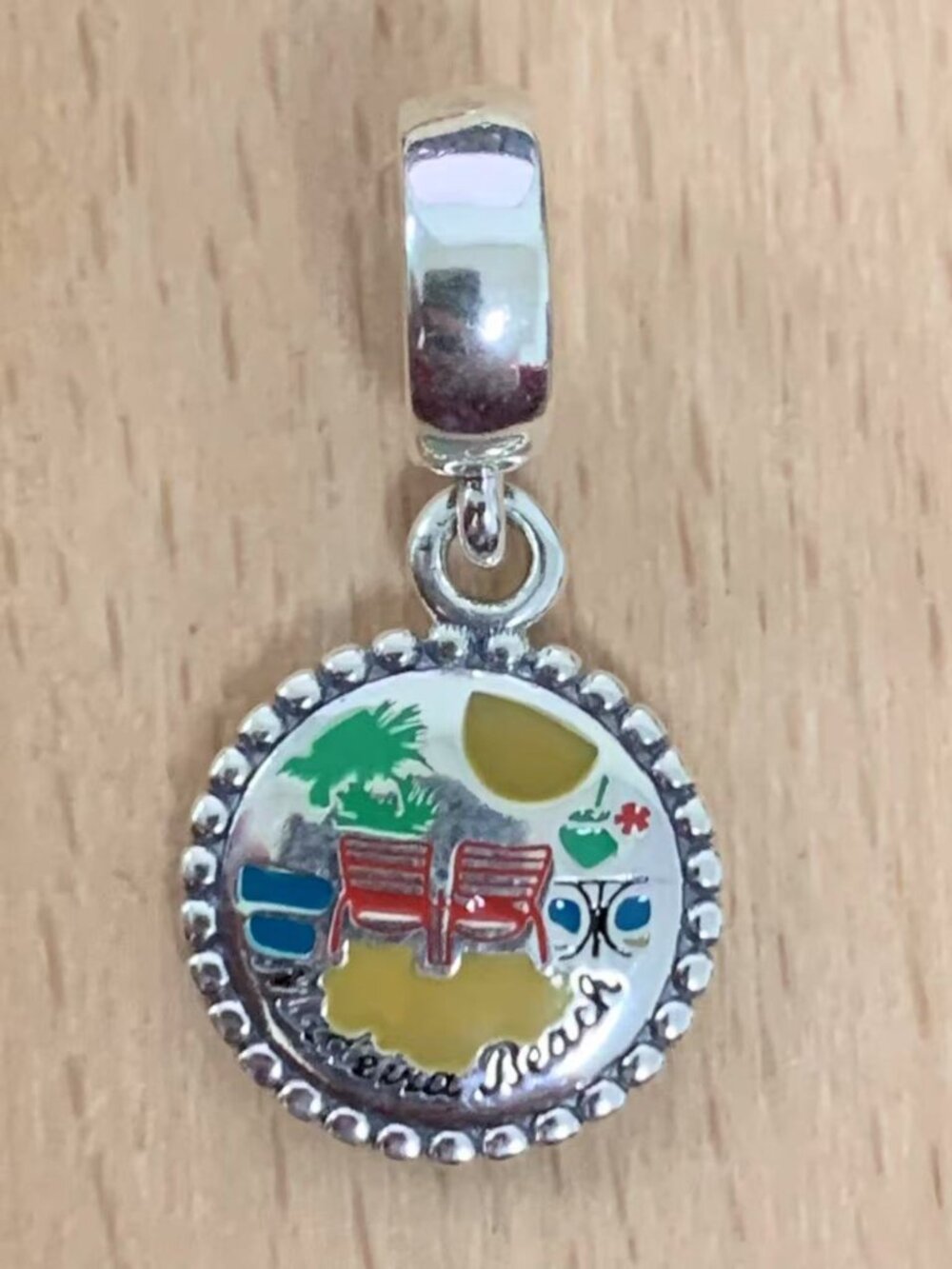 Pandora Madeira Beach Exclusive Charm, S925 Silver Jewelry Bracelets
